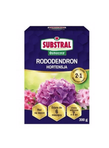Substral Osmocote nawóz 2w1 długodziałający Rododendrony 300g
