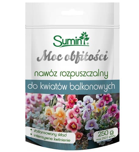 Sumin nawóz rozpuszczalny do kwiatów balkonowych 250g