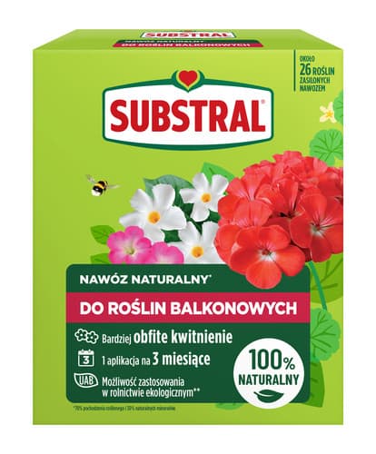 Substral nawóz naturalny KWIATY BALKONOWE 650G
