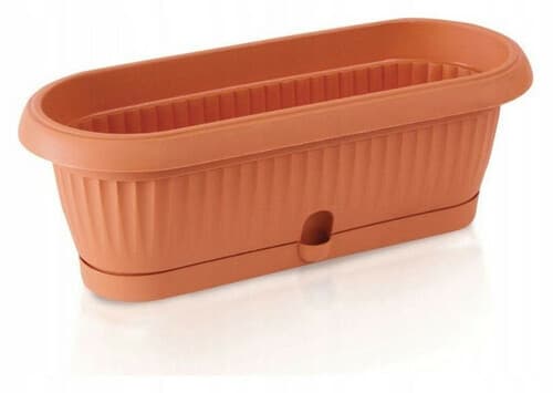 Doniczka kaktusiarka DCK1Terra terakota