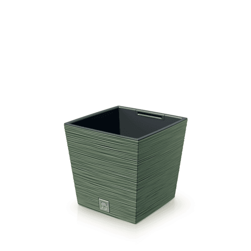 Doniczka Furu Square Low 300 ziemisty zielony