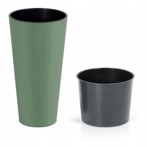 Doniczka Tubus Slim 300 zielony