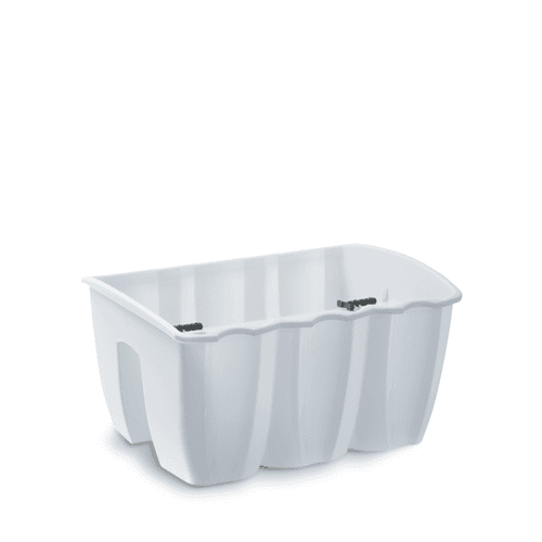 Doniczka DCRO400 crown biała