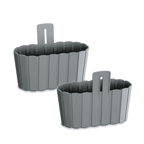 Doniczka ścienna Boardee 280 szary kamień