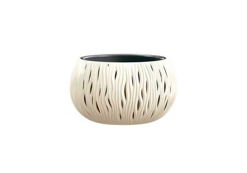 Doniczka Bowl Sandy 370 krem