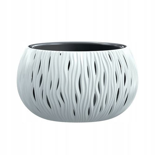 Doniczka Bowl Sandy 480 biała
