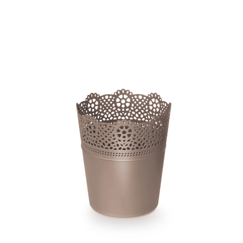 Doniczka Lace 112 mocca