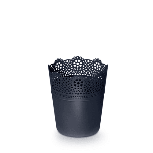Doniczka Lace 135 antracyt