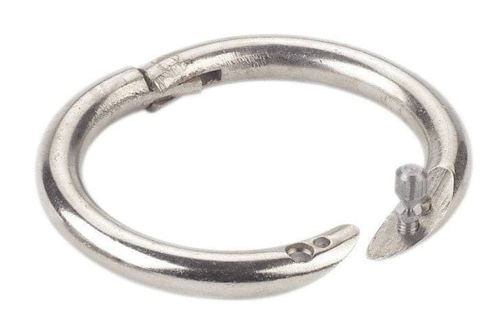 Kółko nosowe dla byka Profi, niklowane, śr. 61 mm, Kerbl