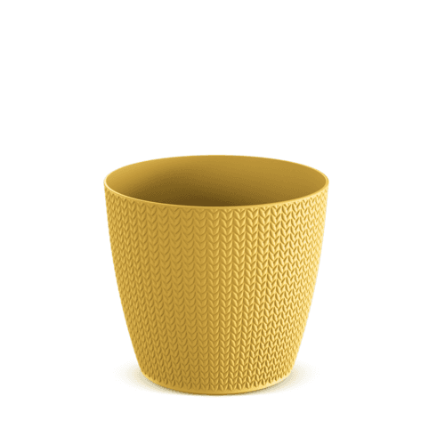Doniczka Wheaty 190 musztardowy, średnica 19 cm