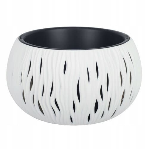 Doniczka Bowl Sandy 370 biała