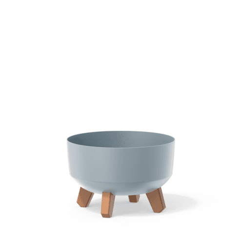 Doniczka Gracia Low 300 jasny szary - nowoczesny design
