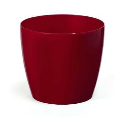 Doniczka magnolia 13.5cm bordowa