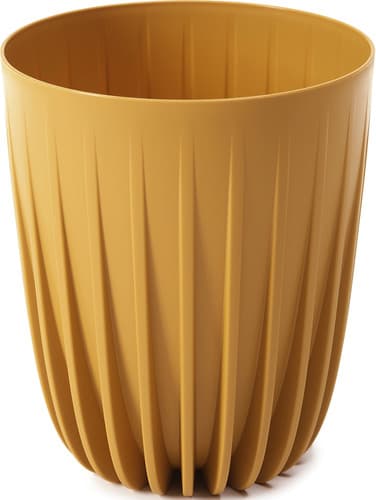 Doniczka Mira 145mm musztardowa