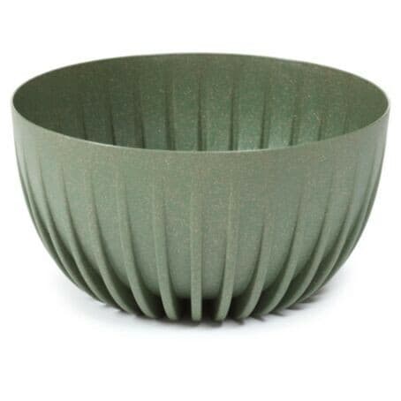 Doniczka misa Mira eco wood 240mm zielona