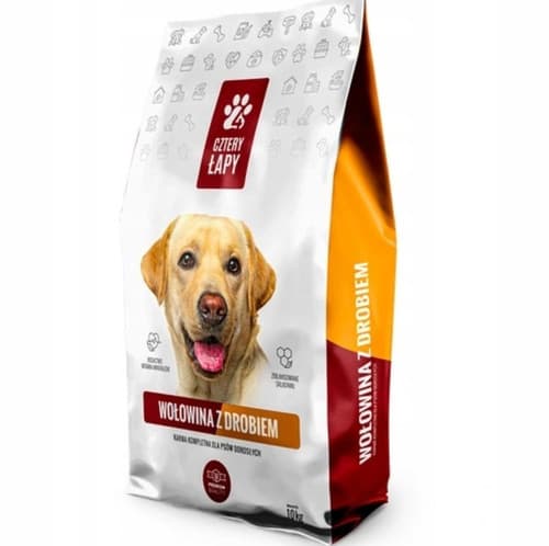4 Łapy Premium 5kg - Sucha Karma Wołowina z Warzywami