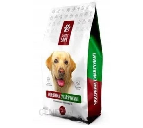 Karma Sucha Dla Psów Dorosłych Wołowina Warzywa 10kg