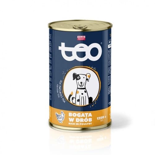 Karma mokra dla psów Teo 1250g z drobiem