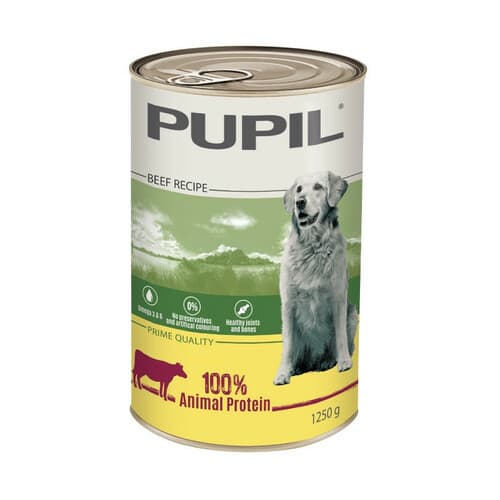 Karma mokra dla psów z wołowiną 1250g – Pupil Premium