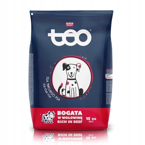 Karma sucha dla psów dorosłych z wołowiną, 15kg - TEO