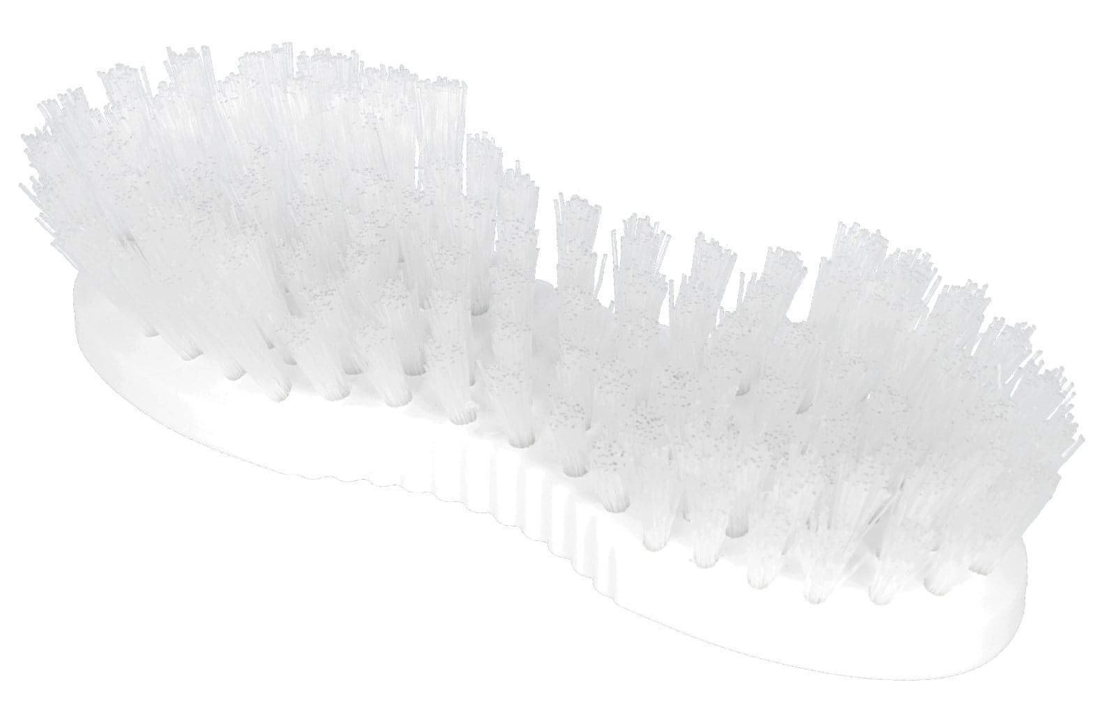 Szczotka uniwersalna „ósemka” nylonowe włosie, 19 cm, biały, Kerbl