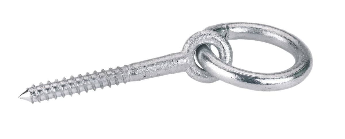 Kółko mocujące 10 mm z wkrętem 80 mm, Kerbl