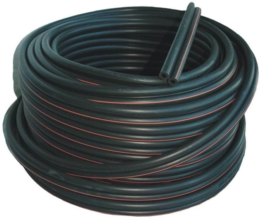 Przewód podciśnienia podwójny, guma,  7 x 14 mm, 35 m, Spaggiari