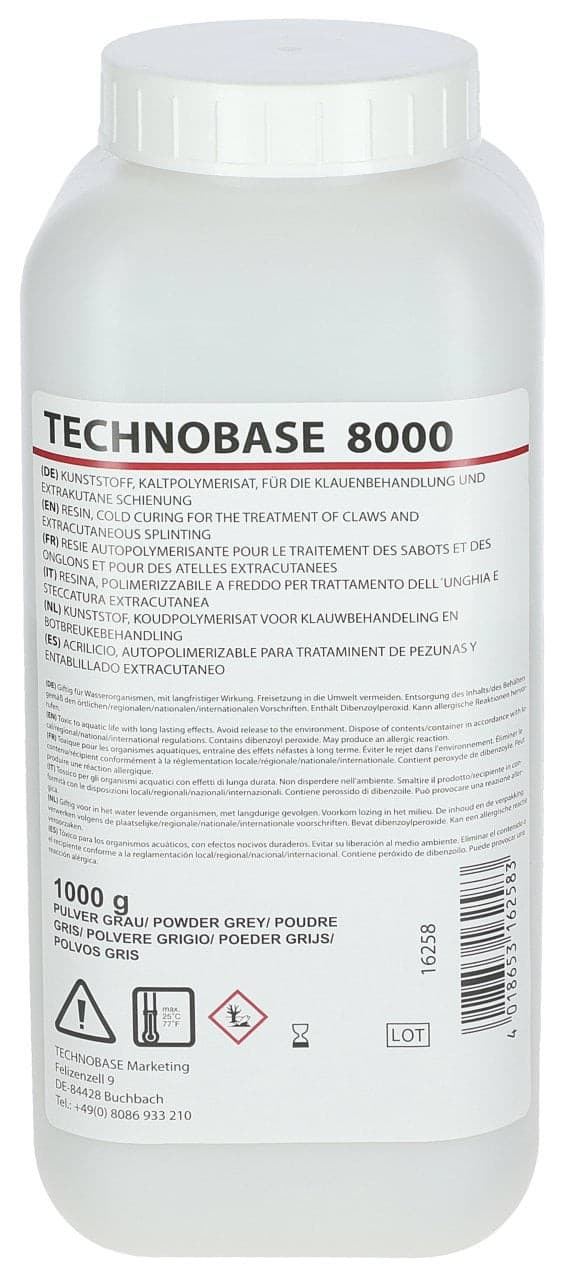 Proszek do robienia kleju do racic Technobase, 1000 g, Kerbl