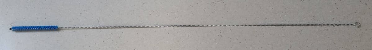Szczotka do przewodów mlecznych, 130 cm, śr. 16 mm, niebieski