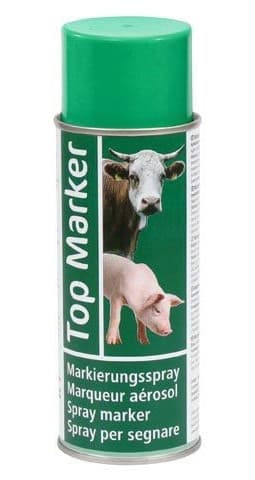 Spray do znakowania zwierząt, TopMarker 500 ml, zielony,Kerbl