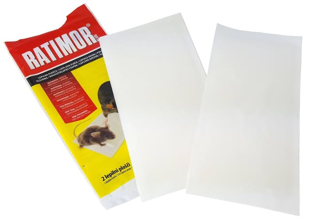 Pułapka klejowa na myszy i szczury, 2 arkusze, 280  x 140 mm, Ratimor