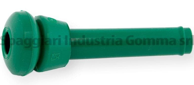 Silikonowa guma strzykowa 7029.2725.010, zielona, 4szt., Spaggiari