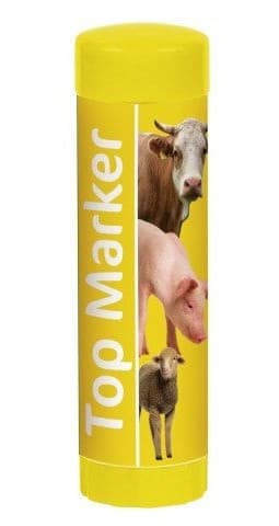 Kredka do znakowania zwierząt TopMarker, 60 g, żółta, Kerbl