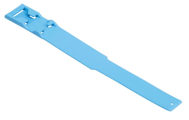 Opaska identyfikacyjna z tworzywa, 37 cm, niebieski, Kerbl