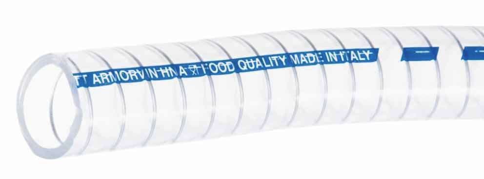 Przewód do transportu mleka Metalflex/Armorvin, 25 x 33 mm, 10 m