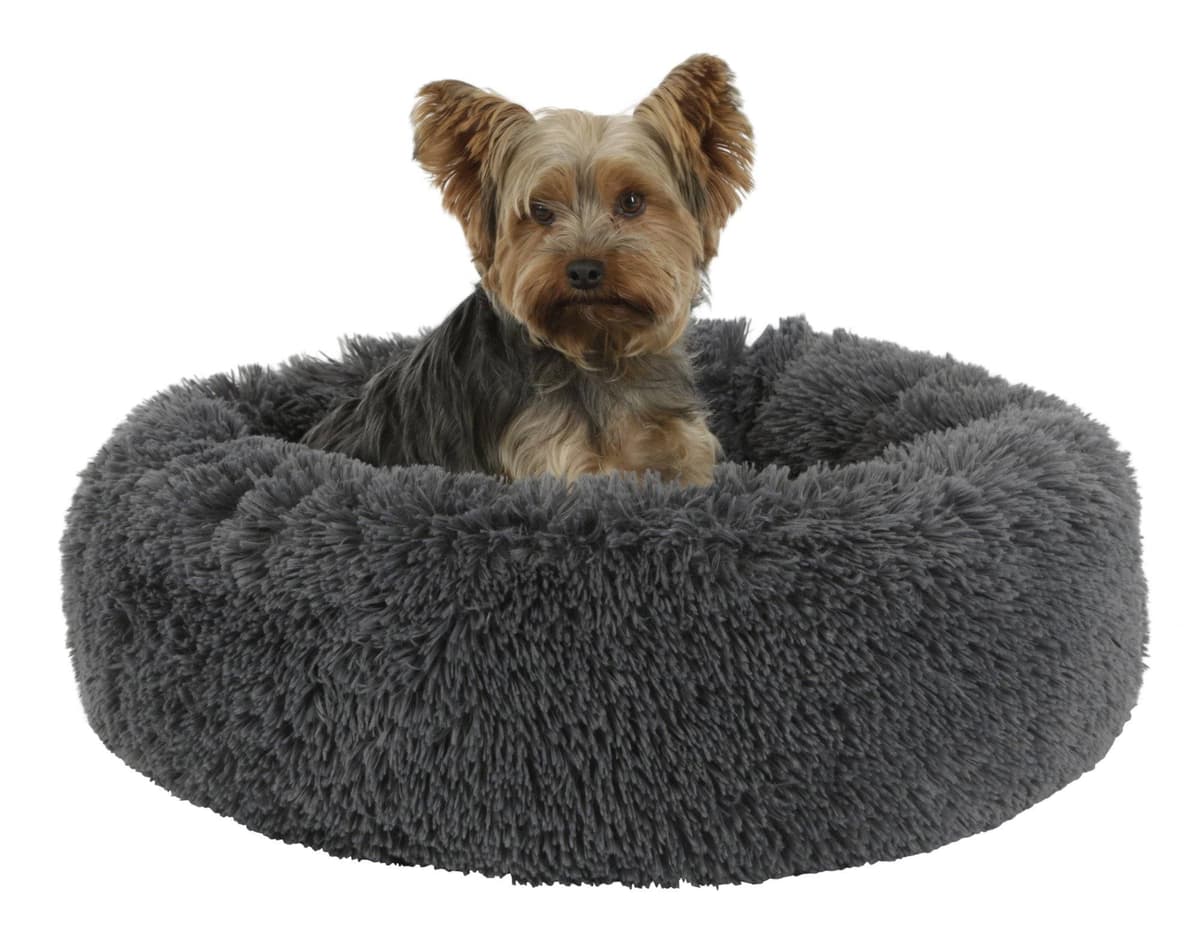 Legowisko dla psa Fluffy, ciemnoszare, 18 cm Ø 60 cm, Kerbl