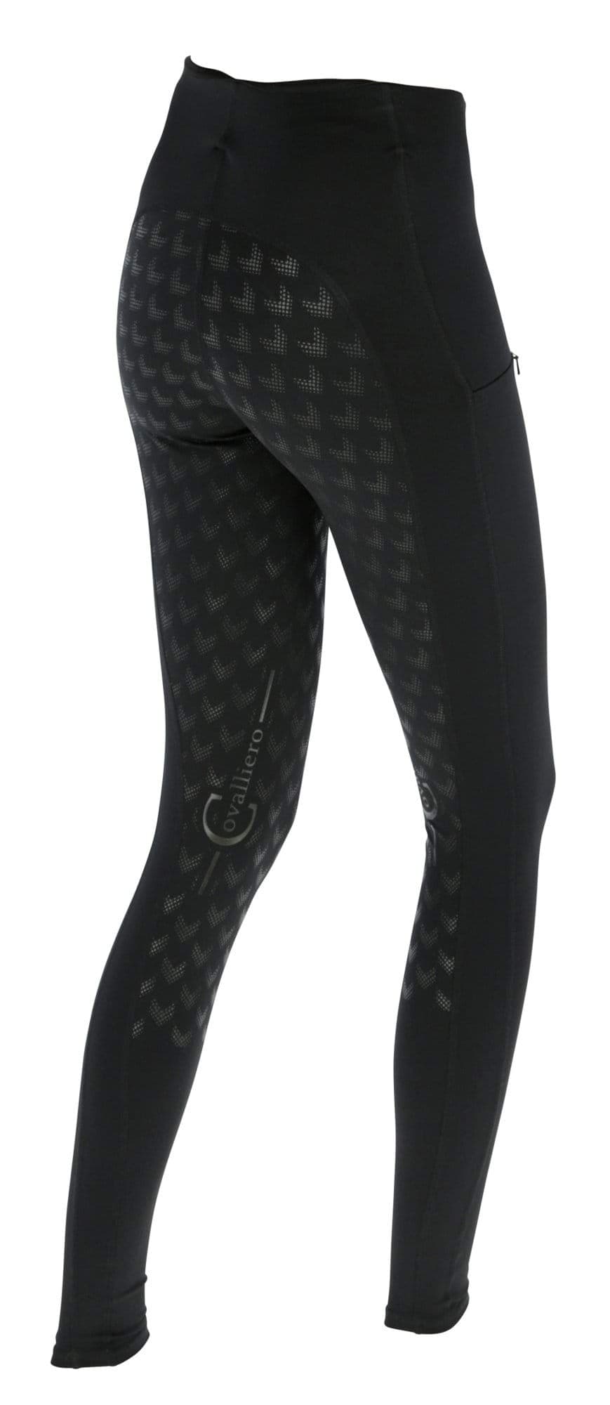 Legginsy jeździeckie Equona, damskie, czarny, roz. 34/36, Covalliero