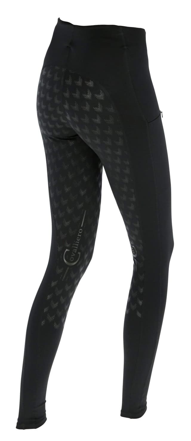 Legginsy jeździeckie Equona, damskie, czarny, roz. 38/40, Covalliero