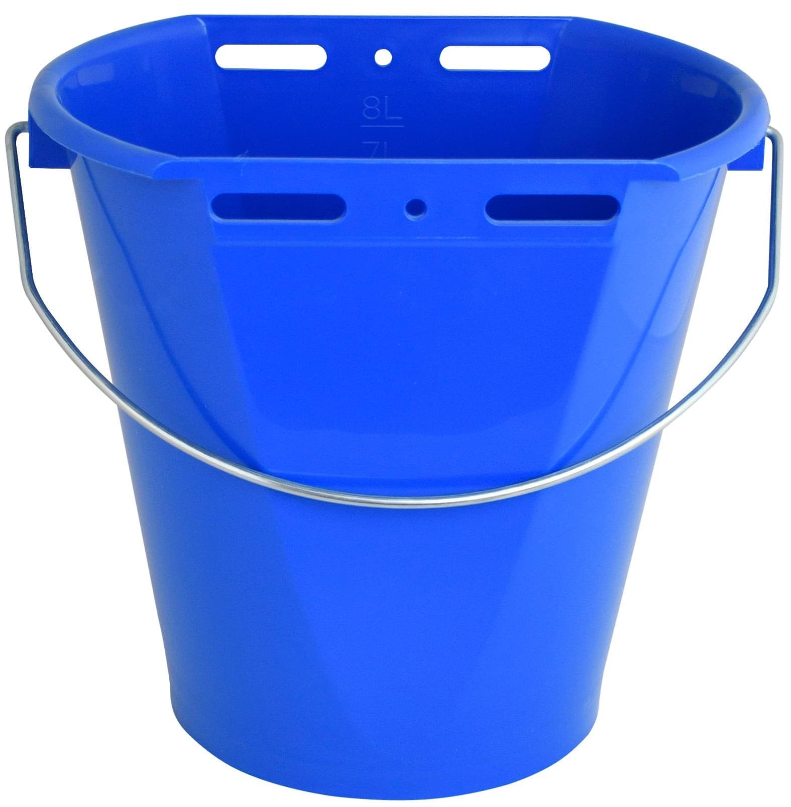 Wiadro do pojenia cieląt, "Food Safe", ze skalą, 8 l, niebieskie, Kerbl