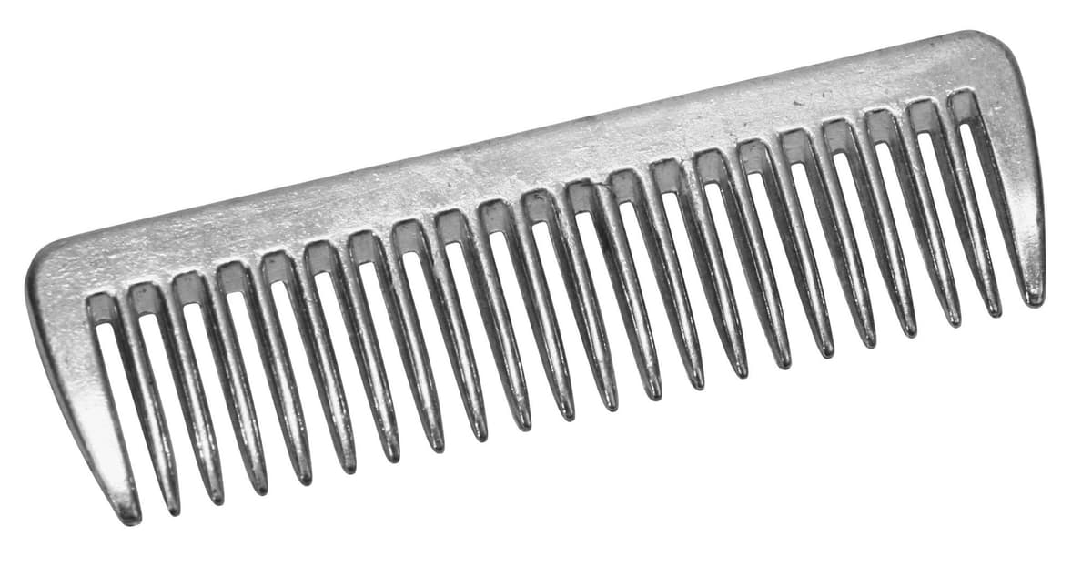 Grzebień do grzywy konia, aluminium, 9 cm, Covalliero