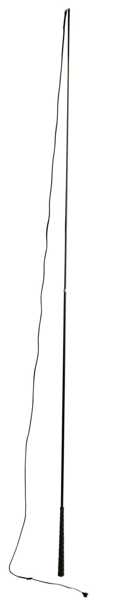 Bat do lonżowania, z teleskopem, czarny, 200 cm, Covalliero
