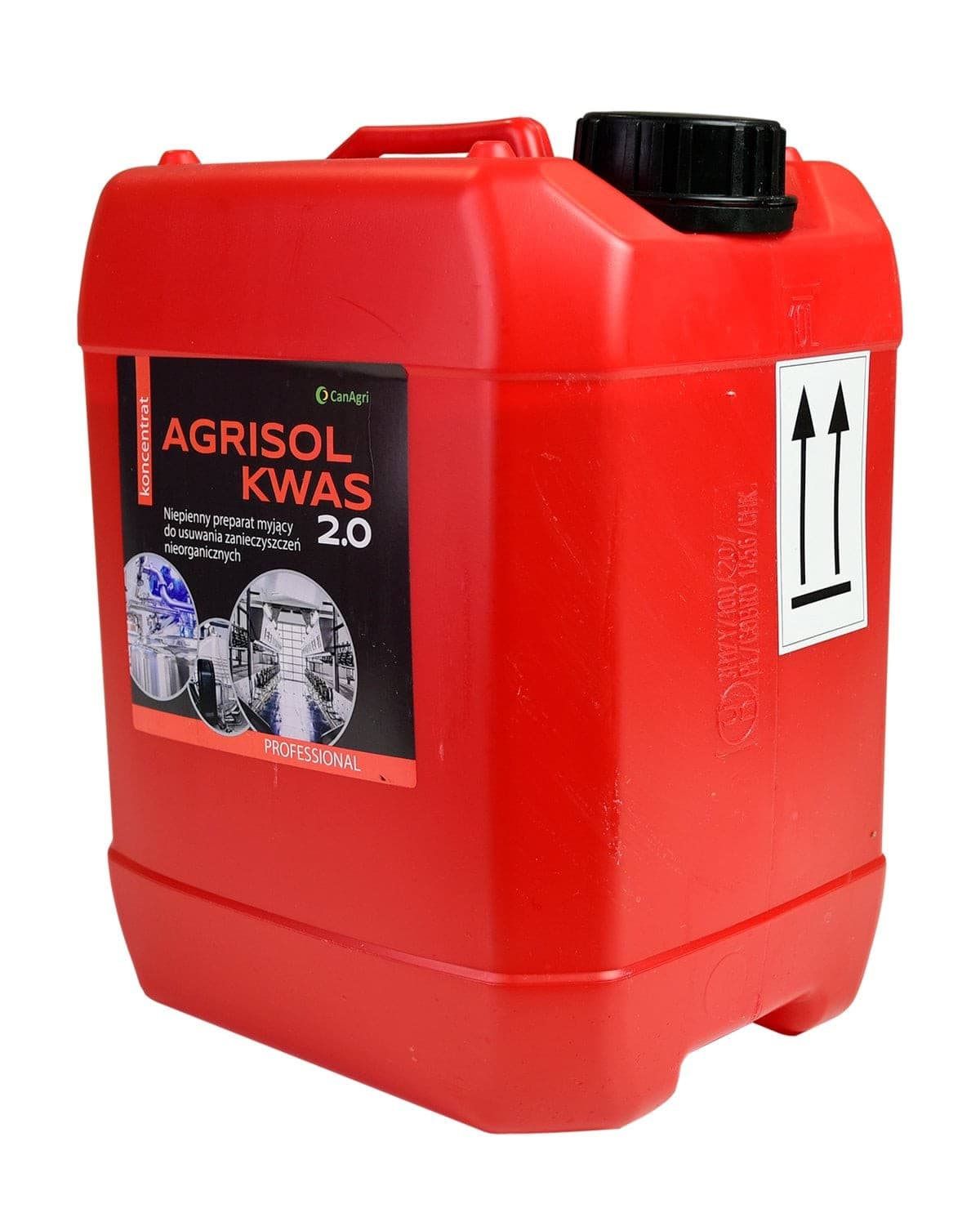 Kwaśny preparat myjący Agrisol Kwas 2.0, 10 kg, Can Agri