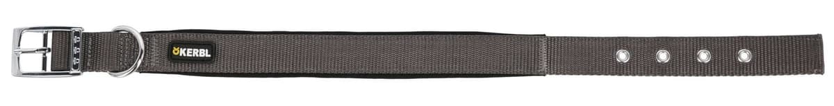 Obroża dla psa Miami Plus, 53 - 61 cm x 38 mm, szara, Kerbl
