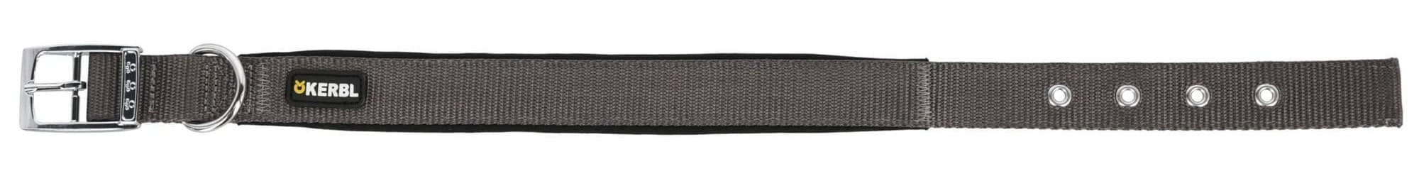 Obroża dla psa Miami Plus, 53 - 61 cm x 38 mm, szara, Kerbl