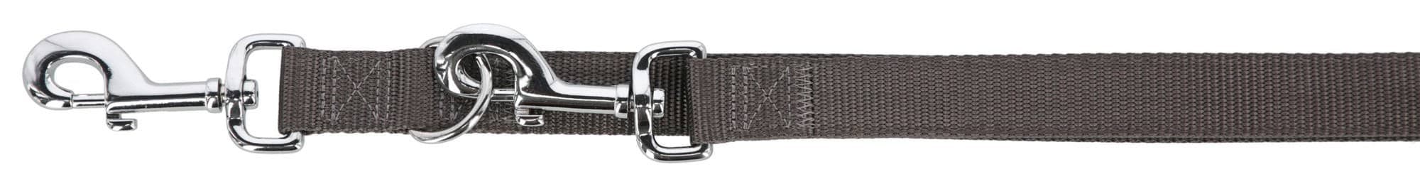 Smycz dla psa Miami Plus, 200 cm x 25 mm, szara, Kerbl
