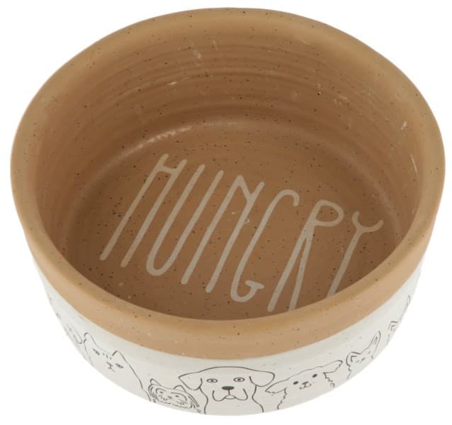 Miska ceramiczna  Hungry, biały-brązowy, 1750 ml, Kerbl