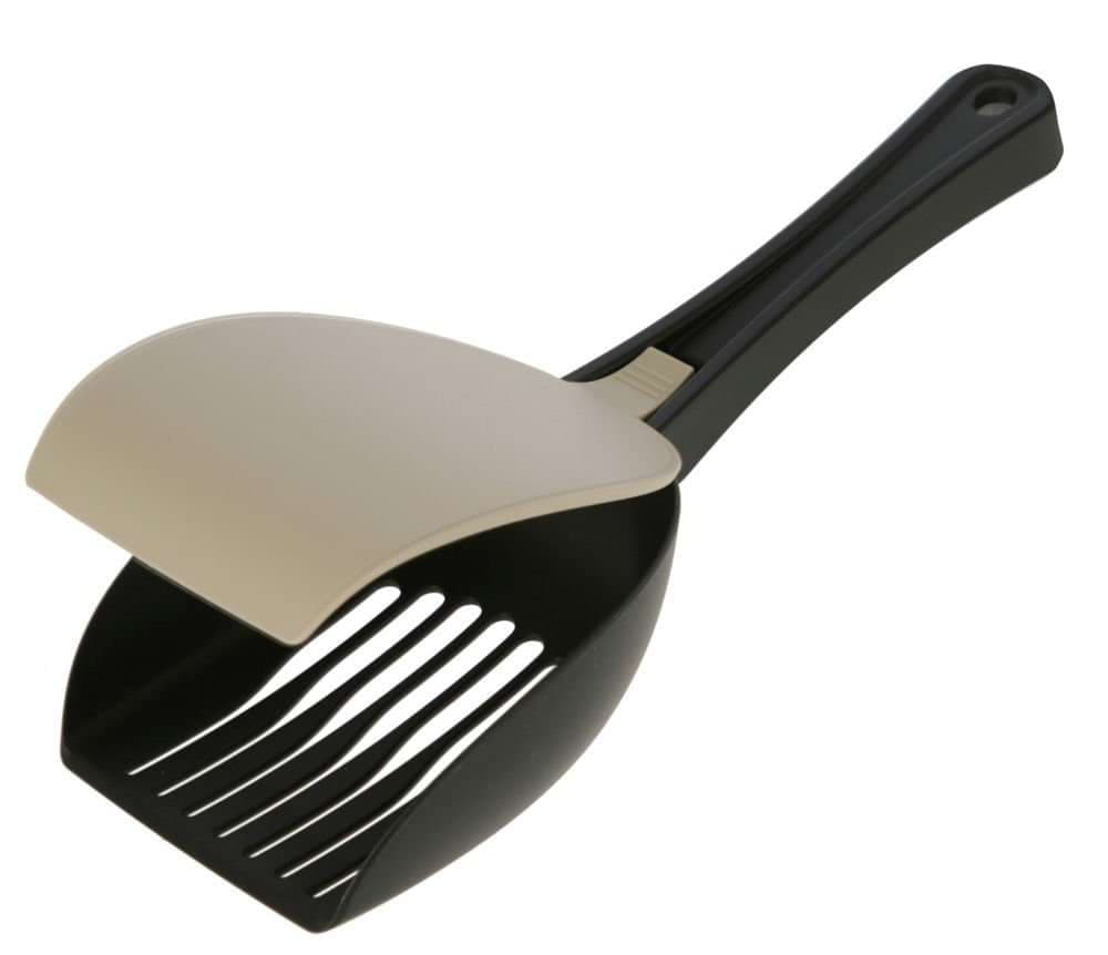 Szufelka do żwirku  Shaker, 28 x 10 cm, beżowa, Kerbl