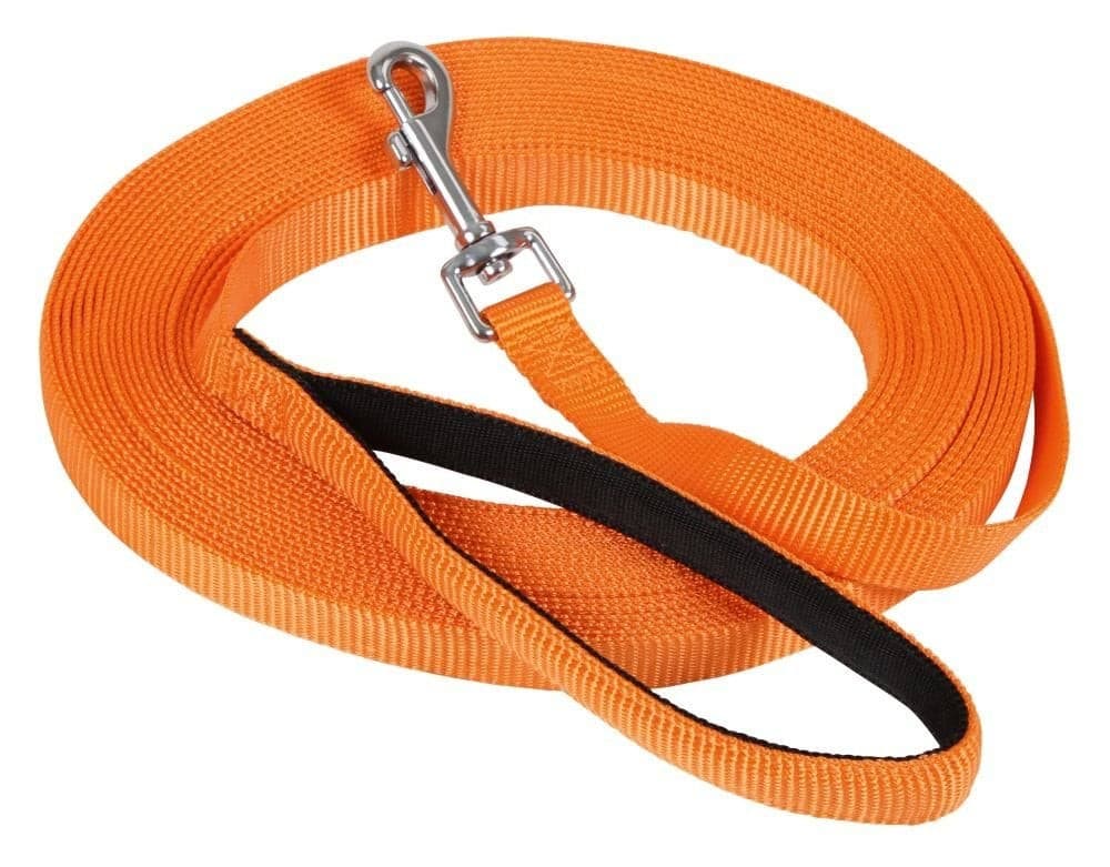 Smycz treningowa, 10m x 20mm, pomarańczowa, Kerbl