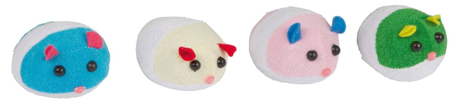 Zabawka dla kota, Myszki frotte, 7 cm, różne kolory, Kerbl