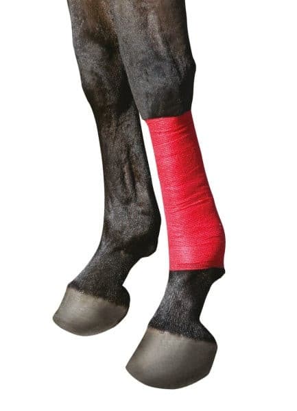 Samoprzylepny bandaż EquiLastic, 5 cm, czerwony, Kerbl